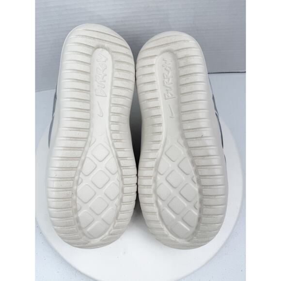 Nike Burrow SE Womens Size 9 Metallic Silver Slip On Slides Slipper Shoes NEW - Picture 7 of 9